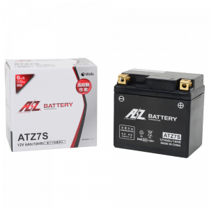 エーゼット AZ Battery(AZバッテリー) バイク 密閉型MFバッテリー ATX7A-BS (YTX7A-BS 互換)(液入充電済) CB400SF(NC39)｜RVF400｜VFR400R(N